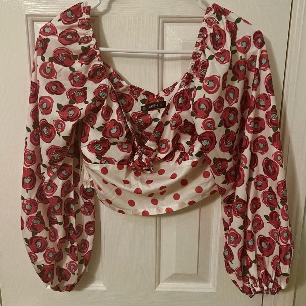 Floral crop top